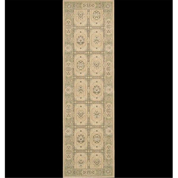 Nourison Persian Empire Area Rug Collection Sand 2 ft 3 in. x 8 ft Runner 99446252845